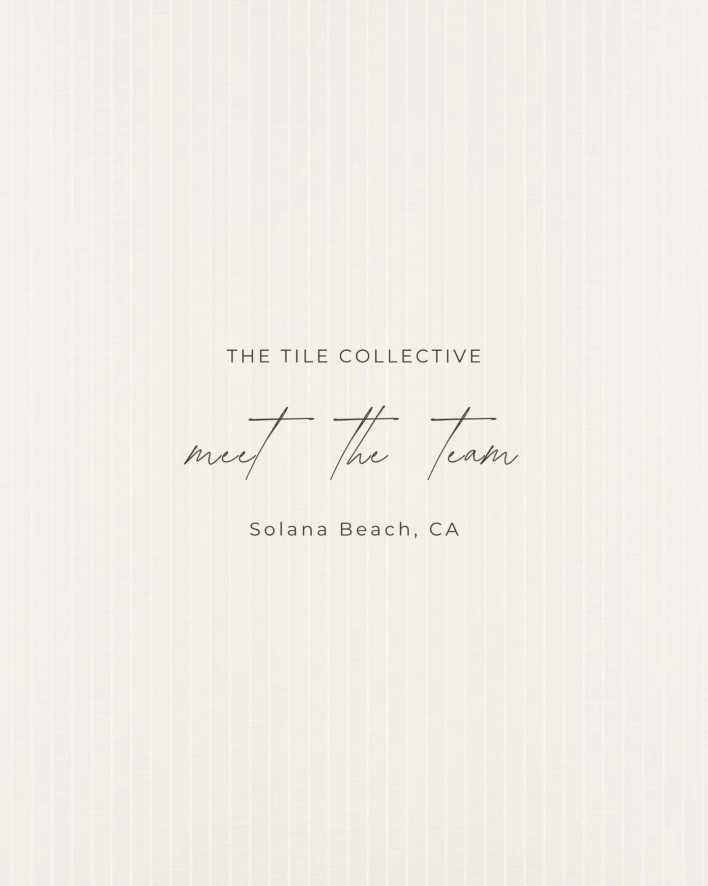 Meet the team behind the tile who bring design, detail, and collaboration to life. ✨

Every project starts with conversation and connection, shaped by a shared love for craft and community. 

From concept to completion, we work together to make every