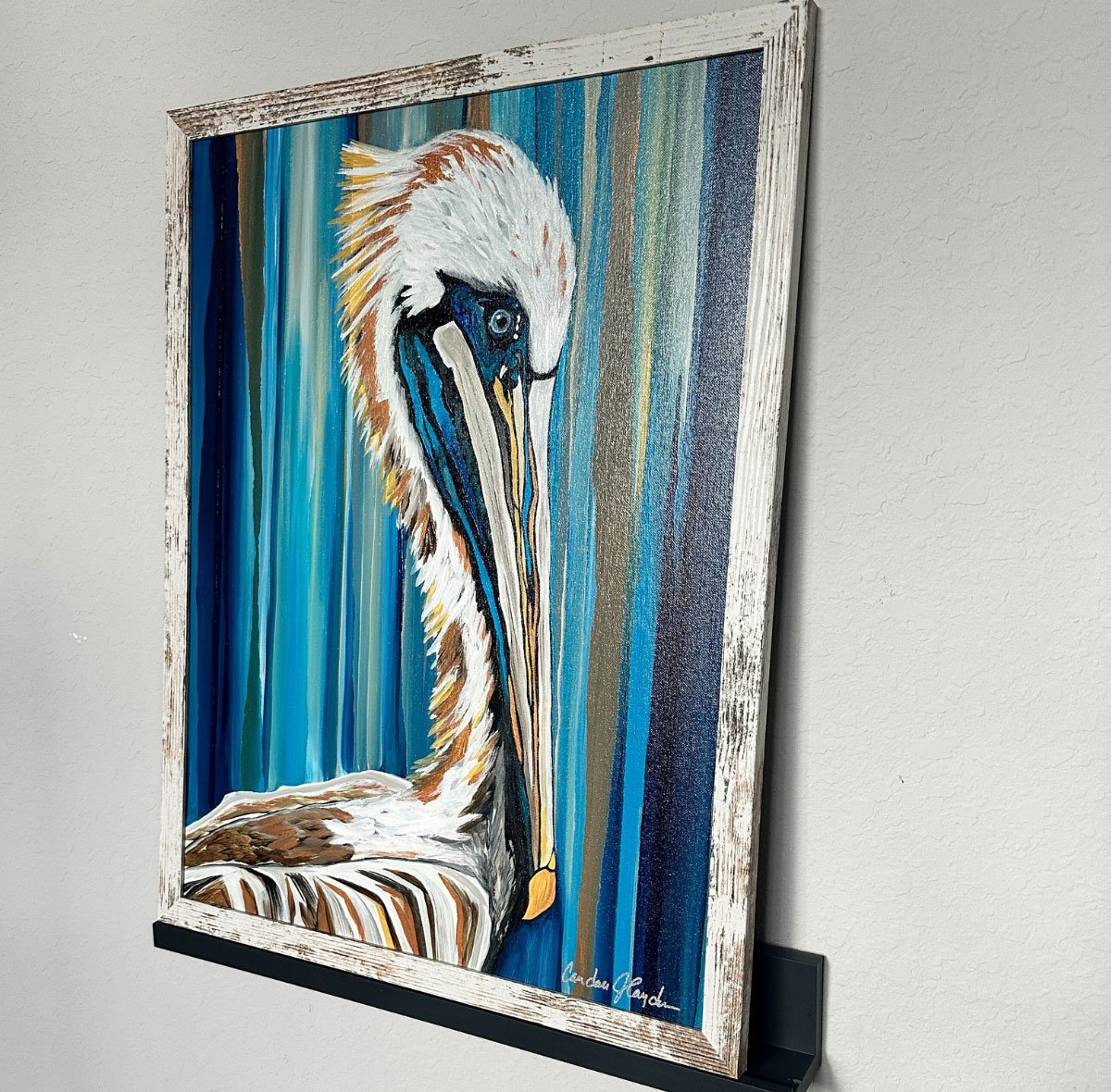 Sky Dive Special 18x24 Original Textured Acrylic Painting Right Angle.jpg
