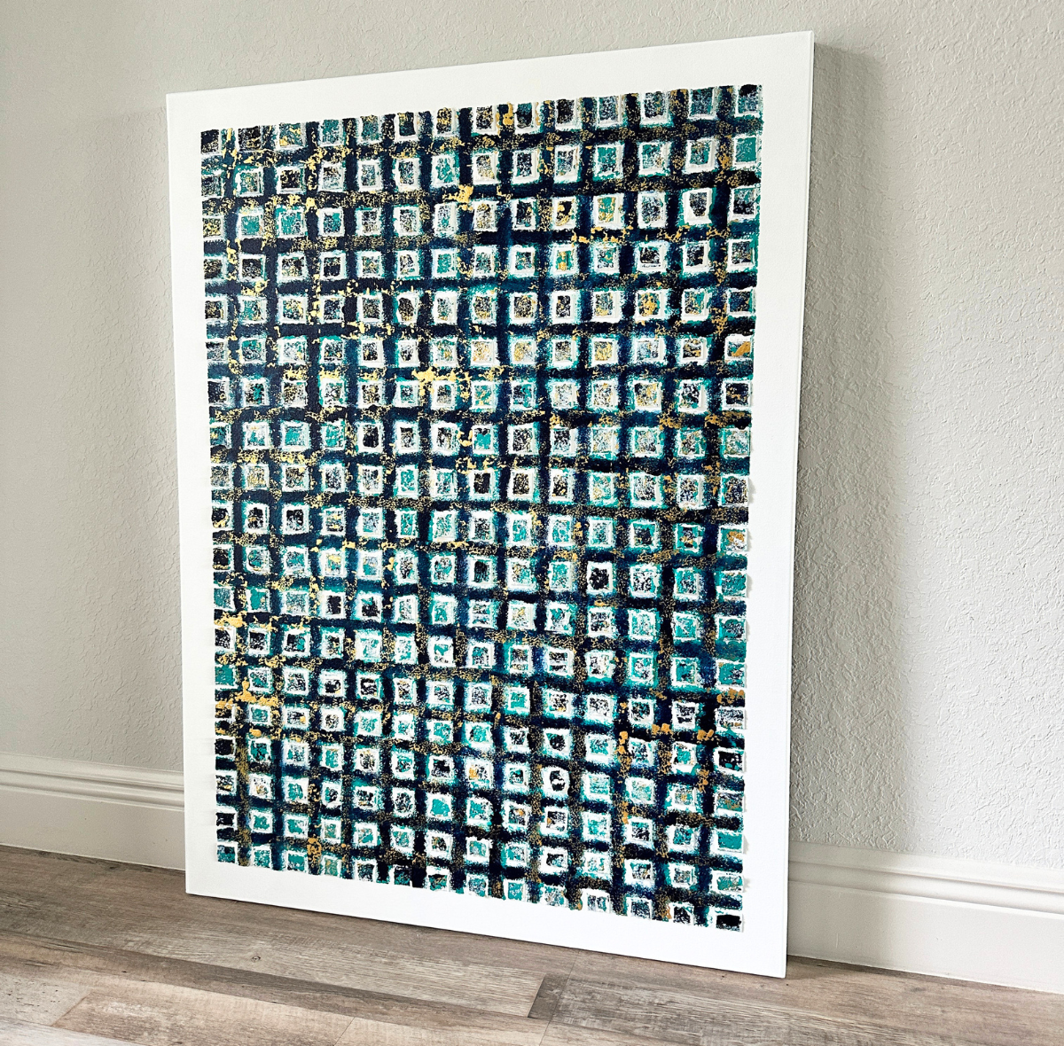 Infinite 30x40 Original Textured Acrylic Painting Right Angle.png