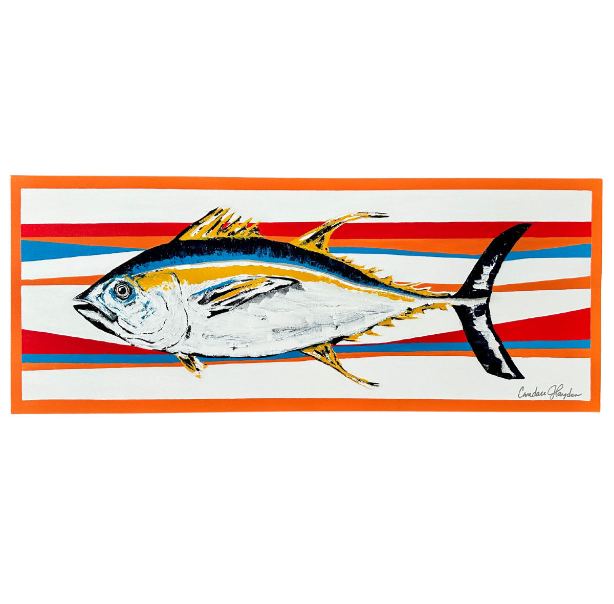 Ahi 16x40 Original Textured Acrylic Painting.png