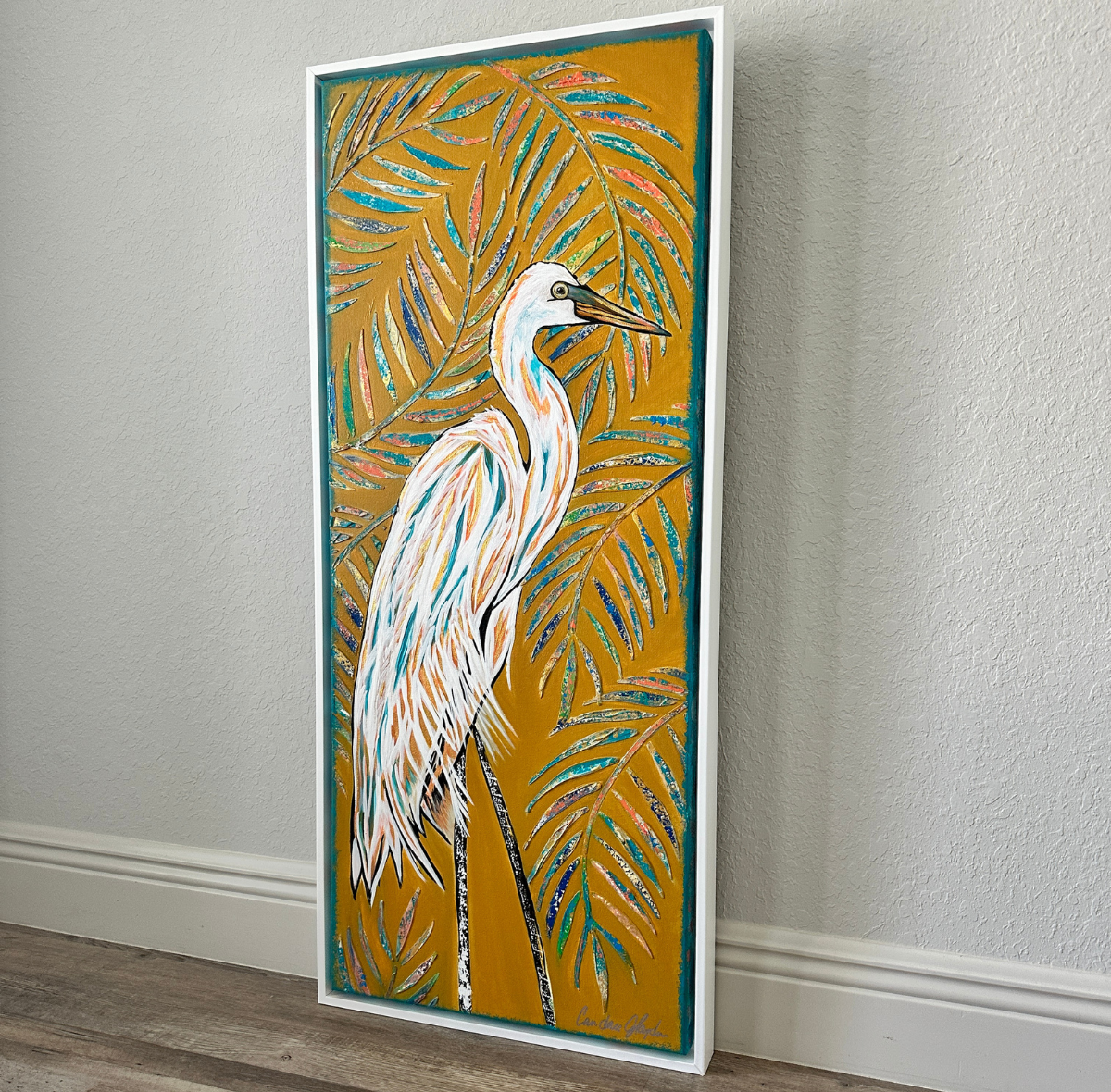 Tropic Light 18x40 Original Abstract Acrylic Painting Right Angle.png