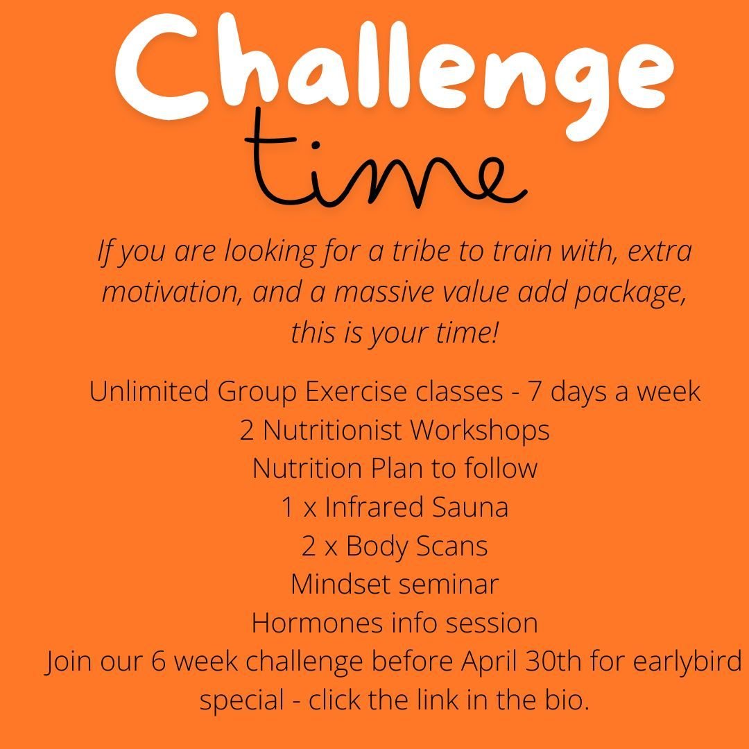 It's our first big wellness challenge of 2024 and we have gone all out to gather the best team to help you get to you your health and fitness goals. Expert Nutrition, Dedicated coaches, massive variety of classes, Mindset training, Hormone Health, In
