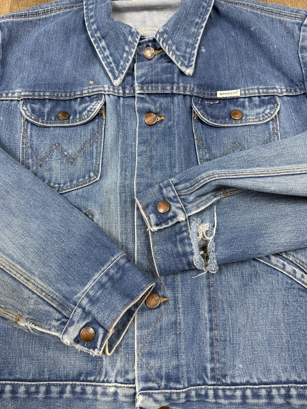 1970s USA Wrangler Sanfor-set Jacket - Tag n/a — Jean Genie