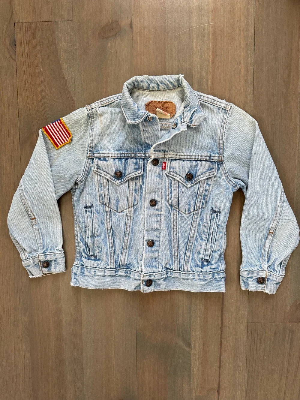1980s Levi's USA Kids Trucker Jacket Tag 10 — Jean Genie Vintage Co.