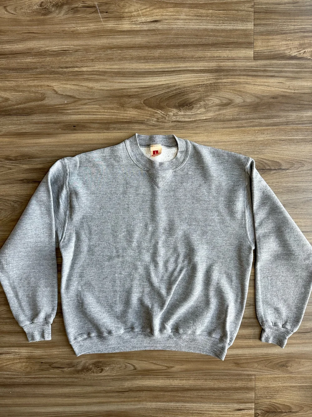 1970s USA Russell Athletic Grey Sweatshirt Red Tag L — Jean Genie