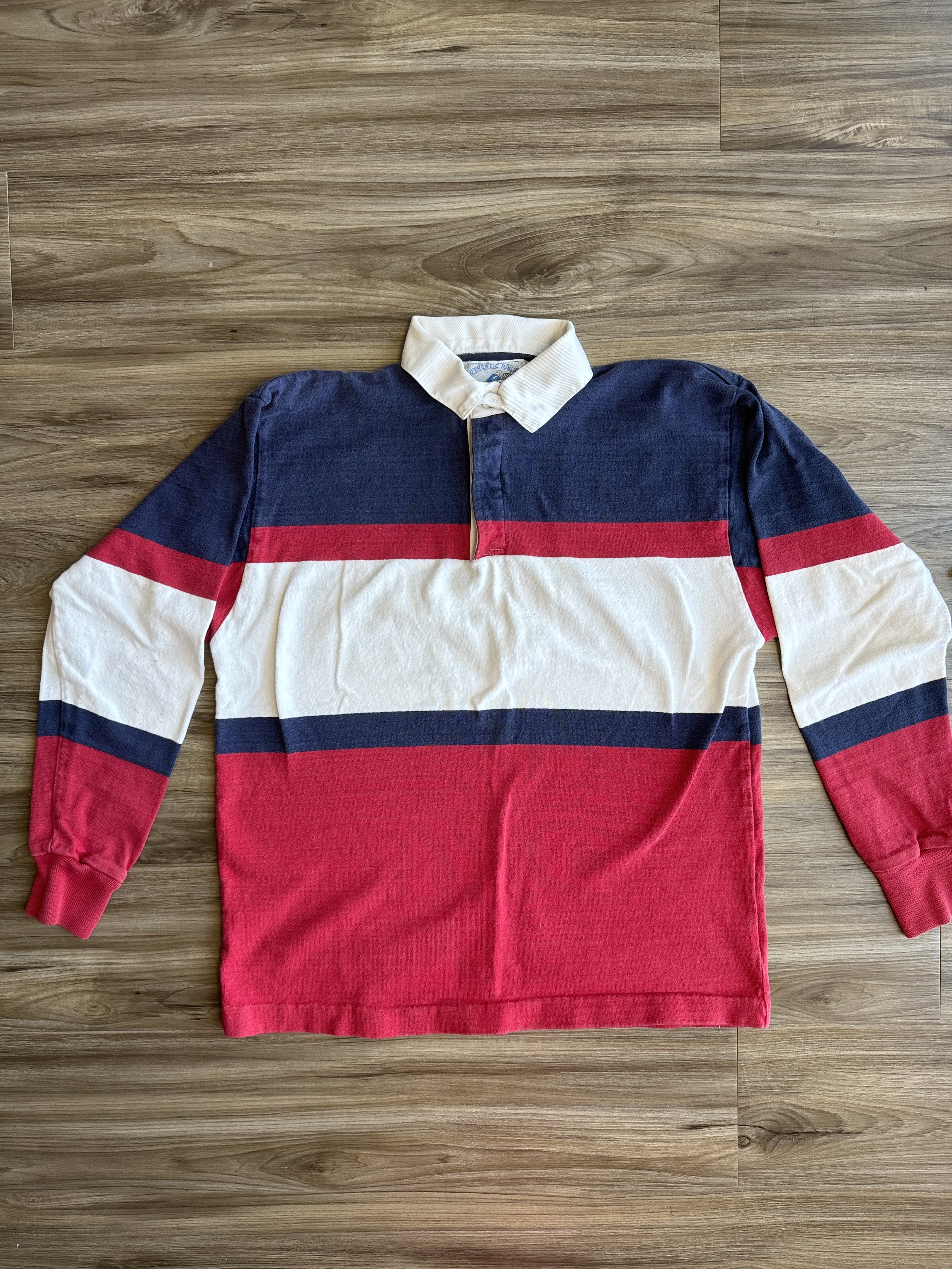 Vintage Lands End USA Rugby Shirt L