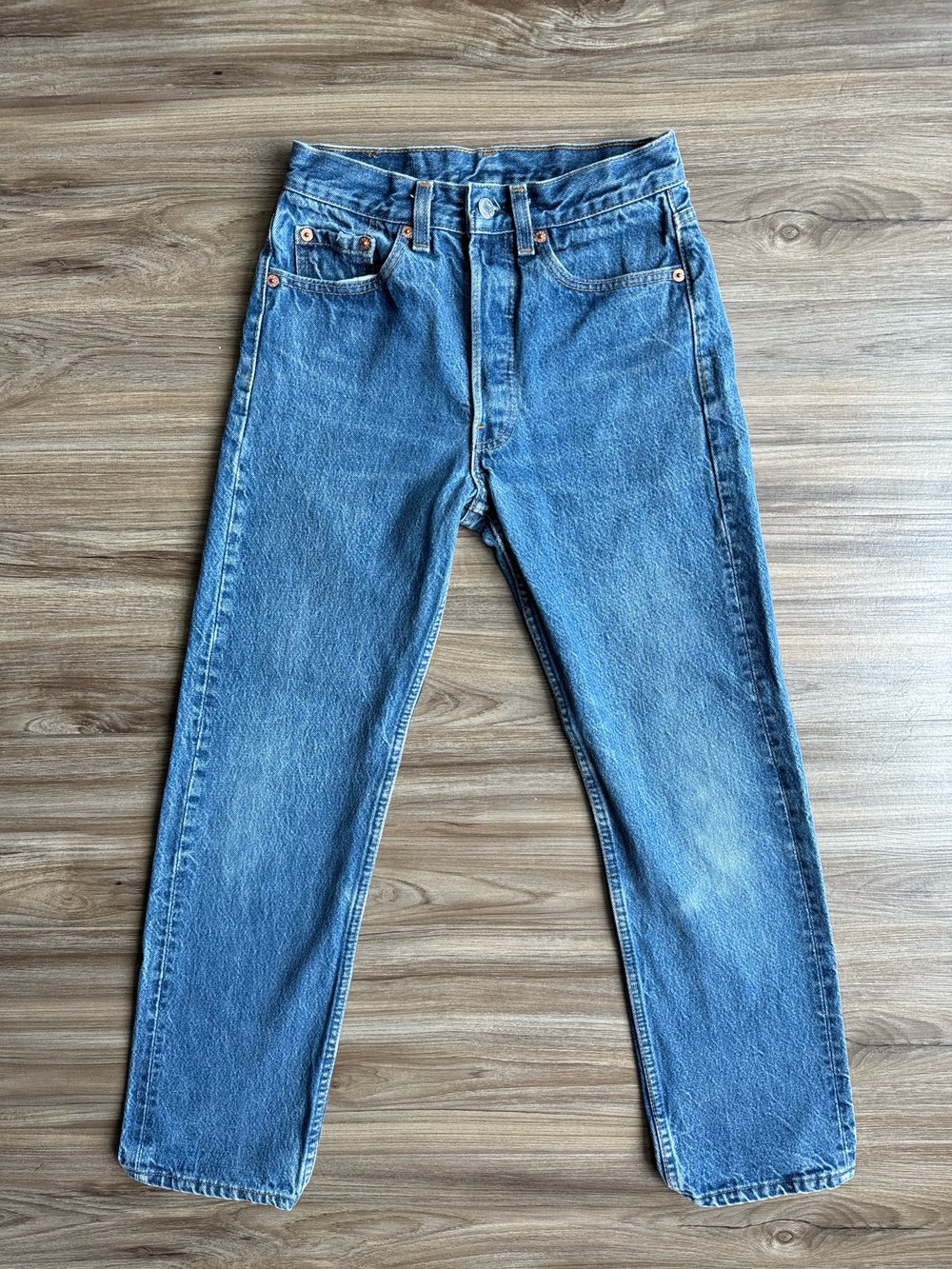 1990 Levi's USA 501 Tag 28x31 Actual 25x27 — Jean Genie Vintage Co.