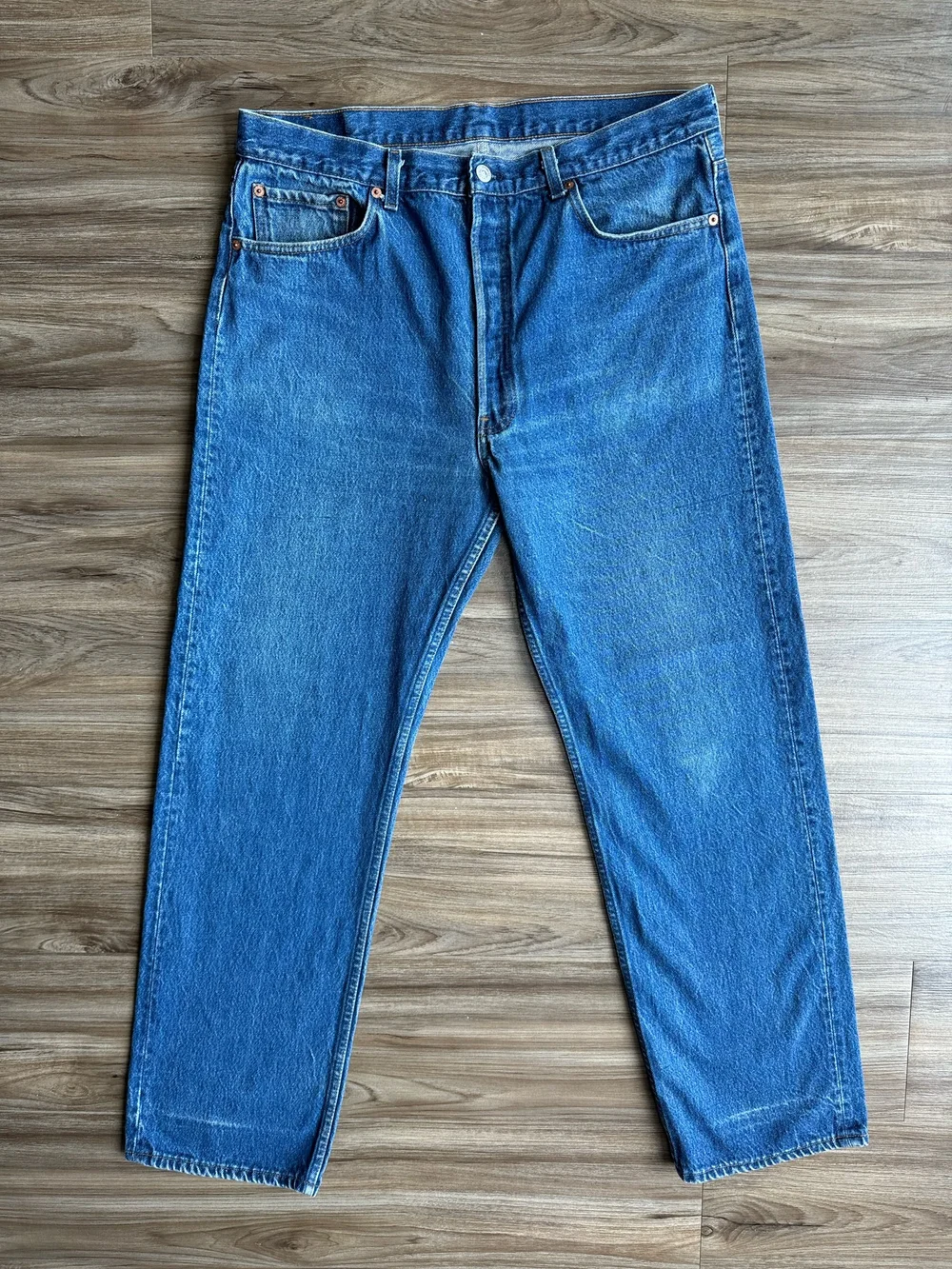 1989 Levi's USA 501 Tag 38x32 Actual 35x31 — Jean Genie Vintage Co.