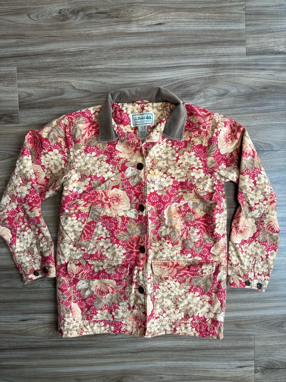 1990s LL Bean Floral Barn Field Jacket M — Jean Genie Vintage Co. 1990s LL Bean Floral Barn Field Jacket M — Jean Genie Vintage Co.