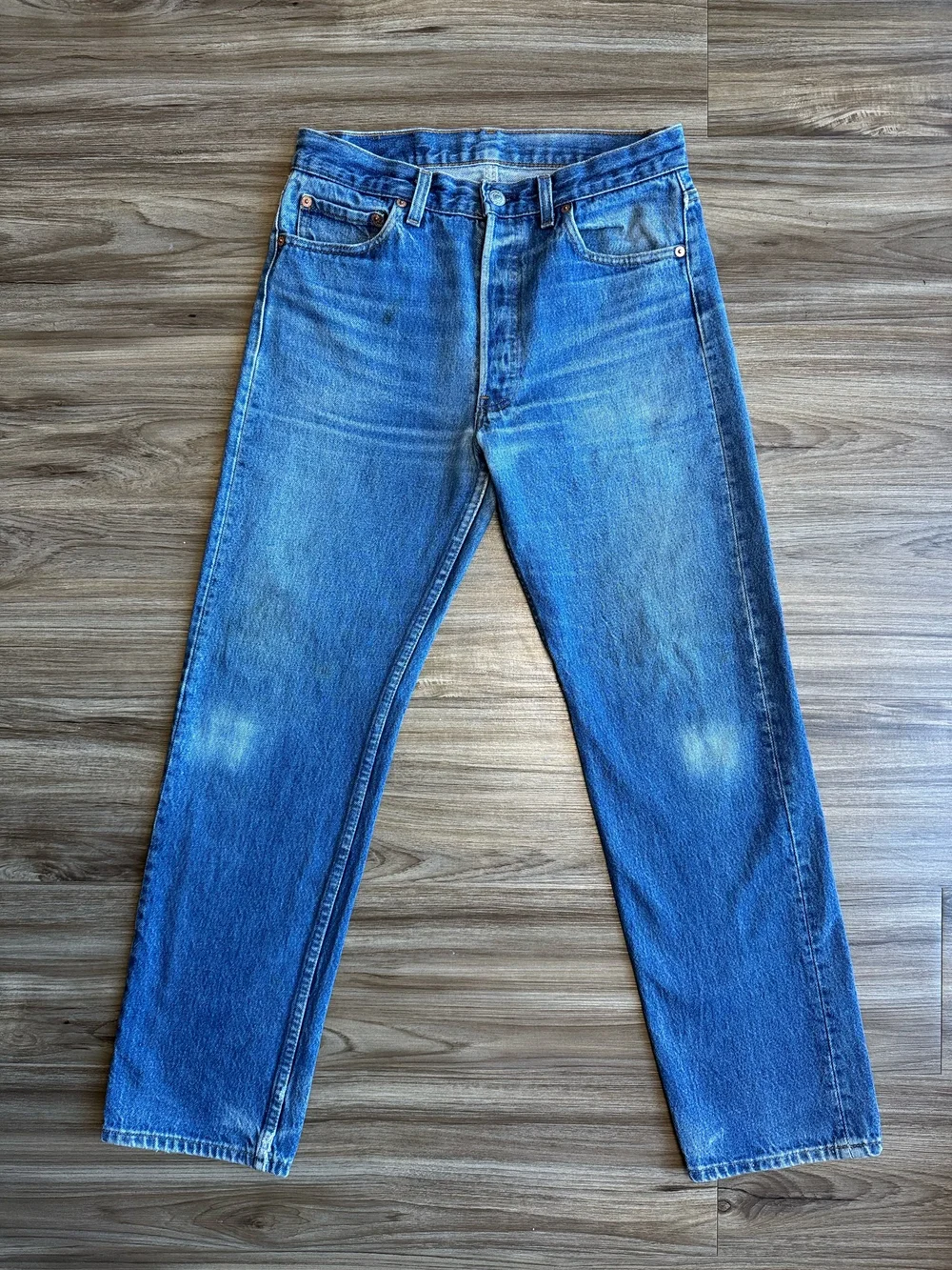 1990 Levi's USA 501 Tag 30x30 Actual 29x29 — Jean Genie Vintage Co.