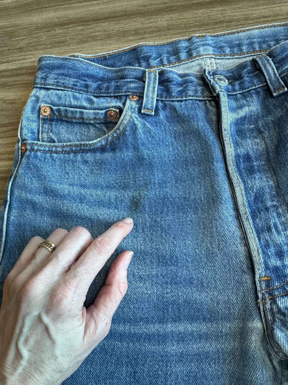 1990 Levi's USA 501 Tag 30x30 Actual 29x29 — Jean Genie Vintage Co.