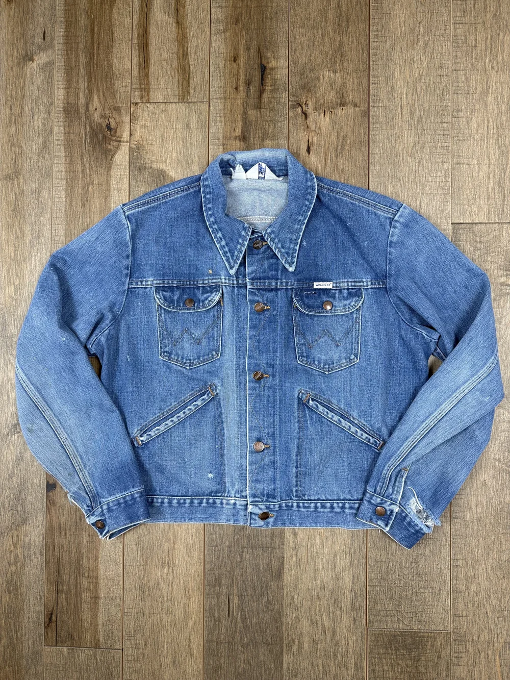 1970s USA Wrangler Sanfor-set Jacket - Tag n/a — Jean Genie