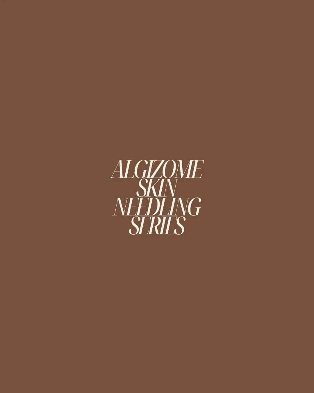 Your powerhouse duo for skin that glows. 

We&rsquo;ve combined skin needling, which stimulates your natural collagen and elastin production, with Algizome&rsquo;s tiny exosome messengers, designed to guide, amplify and support your skin&rsquo;s rege