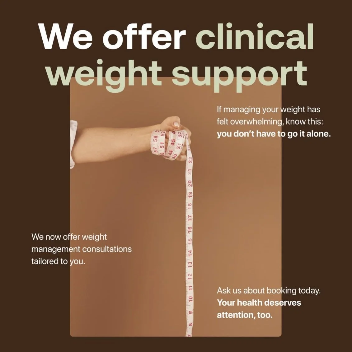 Managing your weight can feel overwhelming &mdash; you don&rsquo;t have to navigate it alone 🤍
We now offer weight management consultations with qualified healthcare professionals at @fresh.clinics, tailored to your individual health needs.

These c