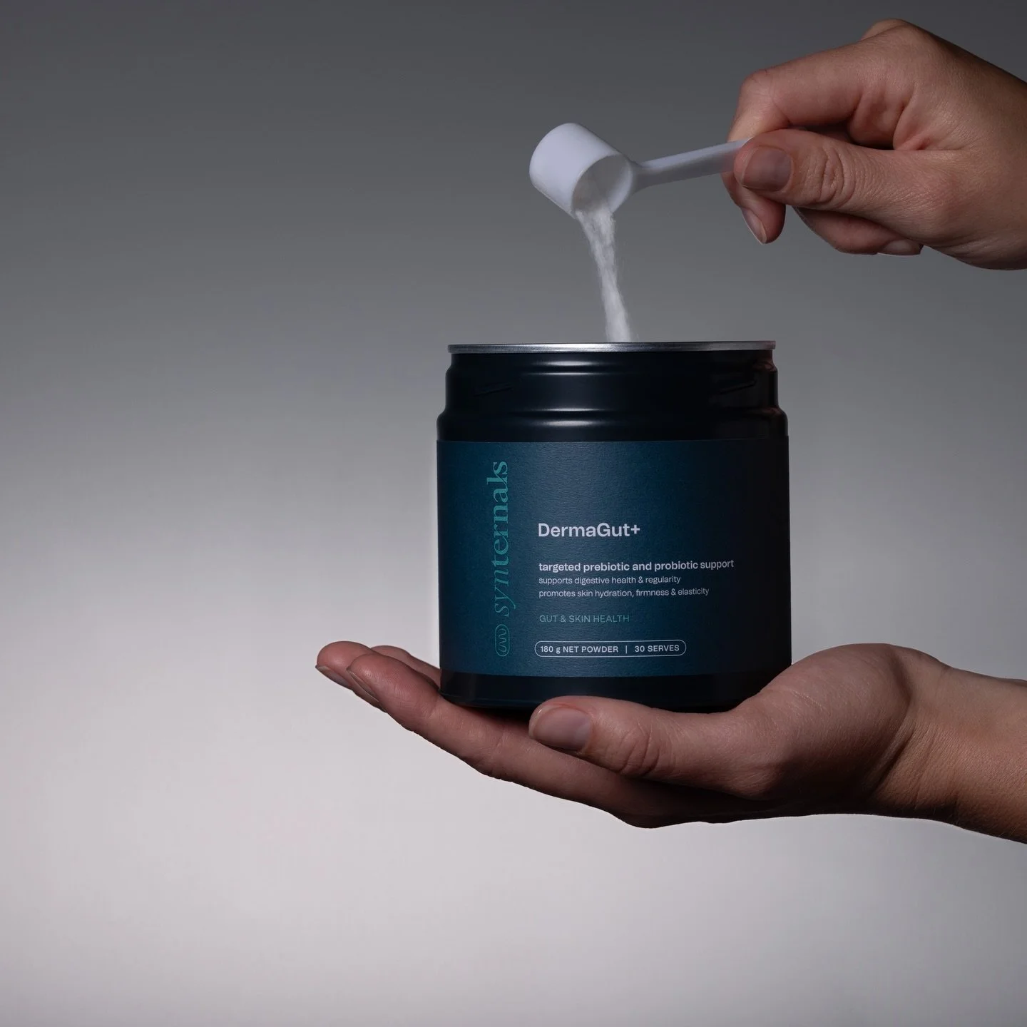 Did you know your skin often reflects your gut health?

When the gut is out of balance, skin can appear dull or dehydrated.

DermaGut+ supports the gut&ndash;skin connection, helping promote hydration and digestive comfort.

Introducing your gut and 