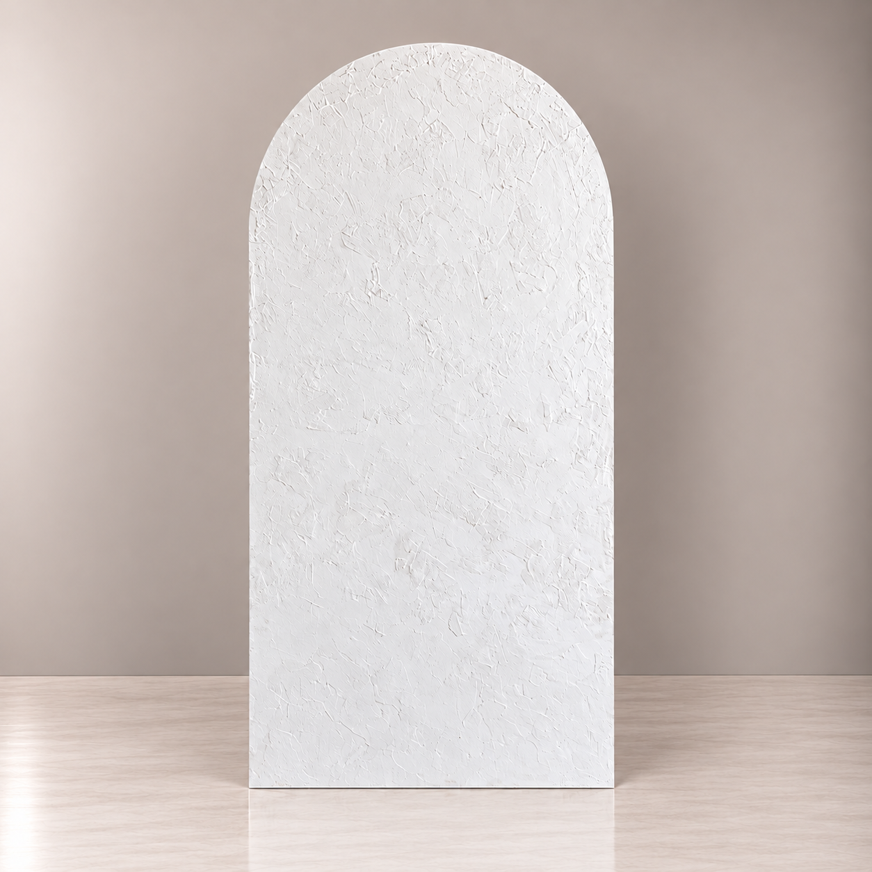 Arch Backdrop - White Textured - 200cm H
