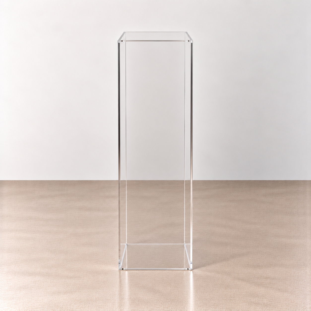 Clear Acrylic Plinth - 110cm H
