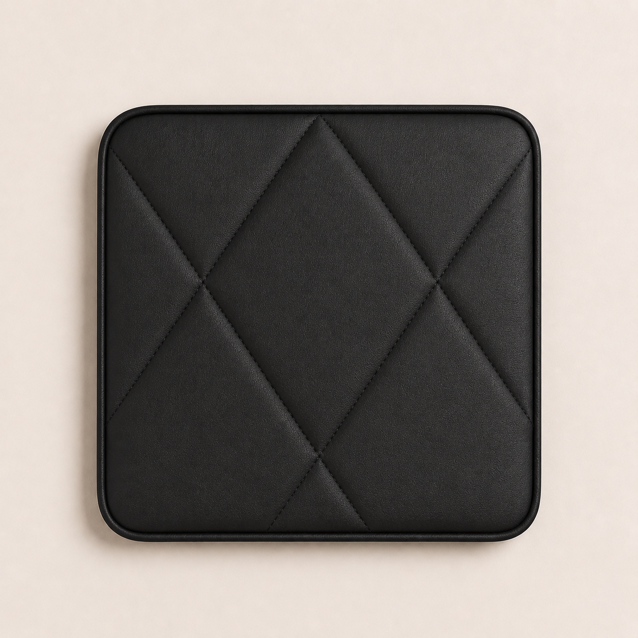 Roma Wire Stool - Magnetic Seat Pad - Black