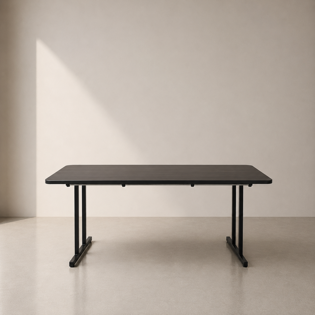 Melbourne Banquet Table 180cm L - Charcoal