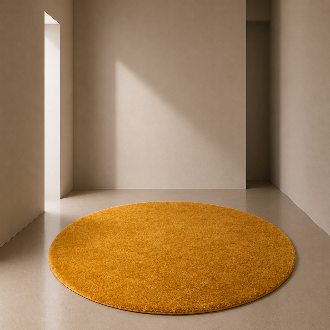 Rug - Mustard Round