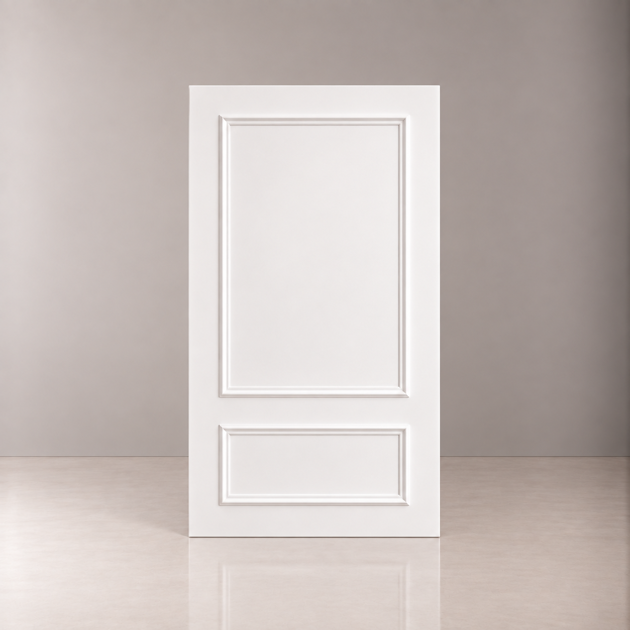 Panelled Timber Backdrop - White
