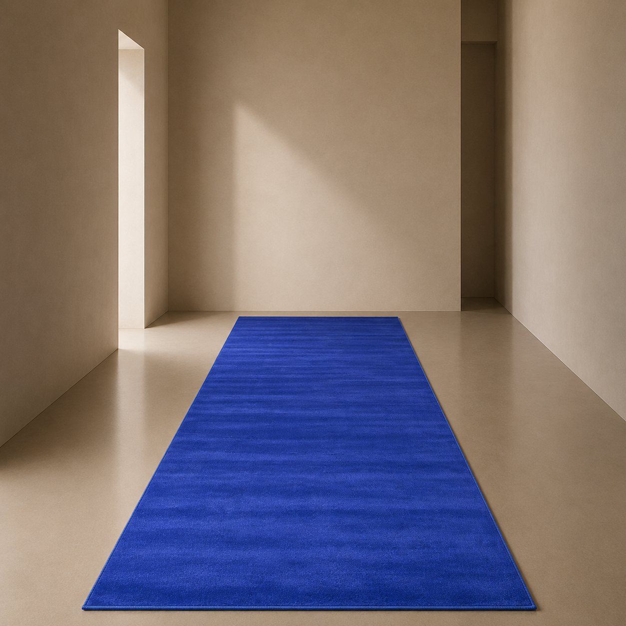 Plush Pile Carpet Runner - Royal Blue