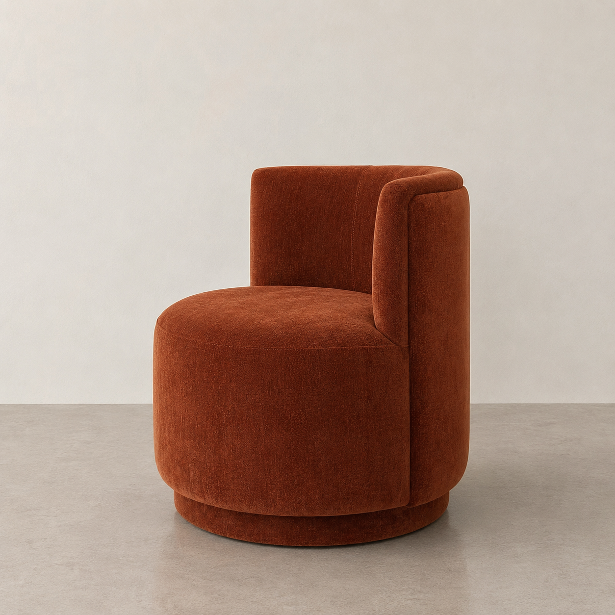 Olivia Occasional Chair - Burnt Orange