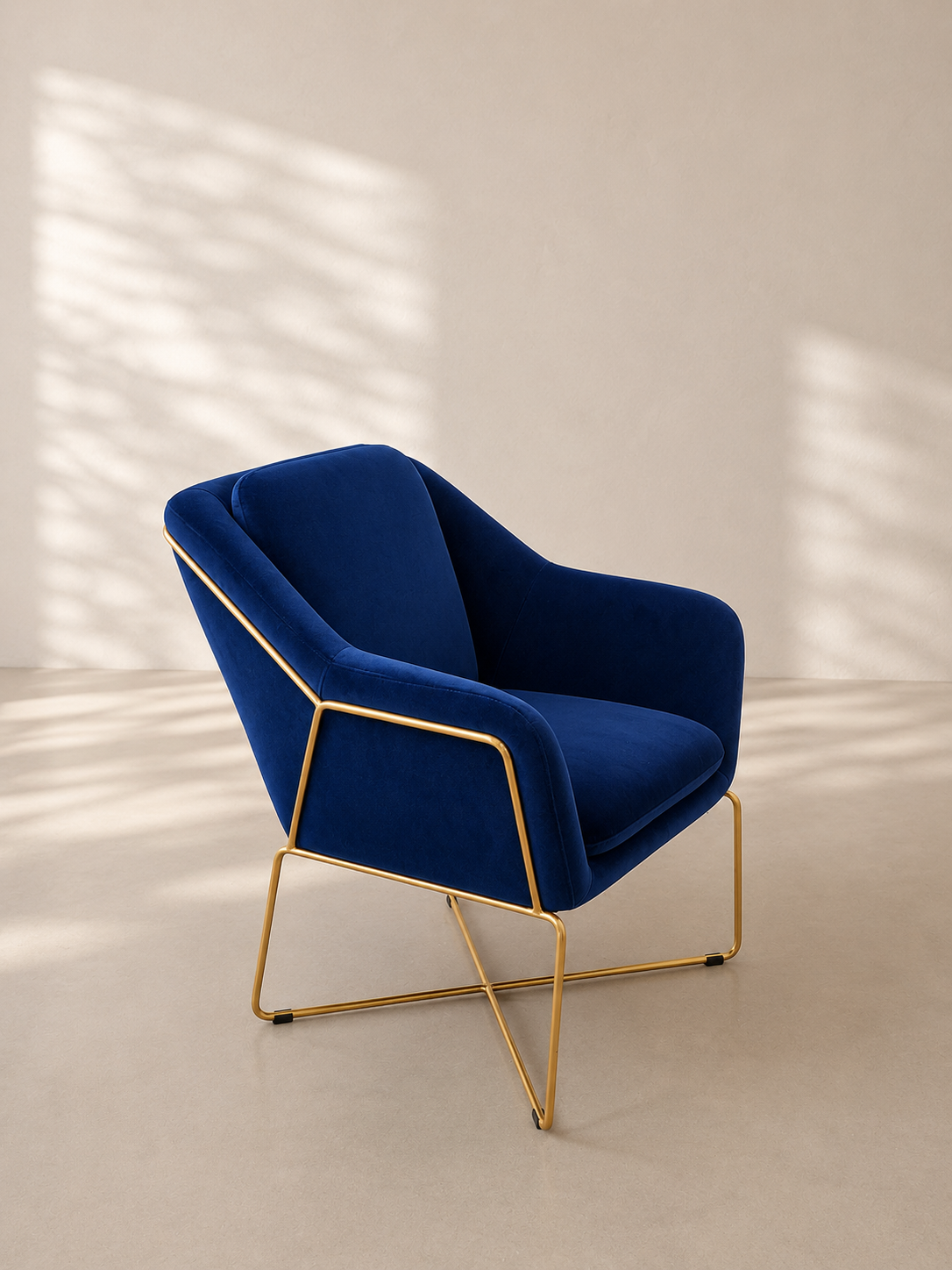 Milan Armchair - Navy