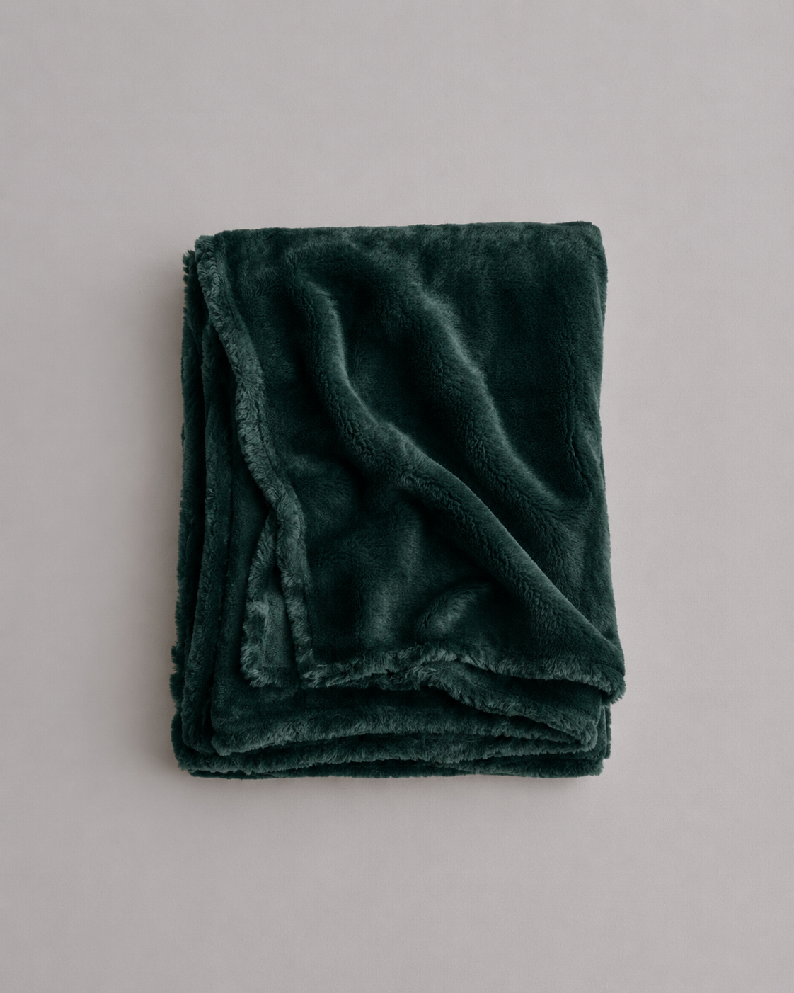 Throws - Emerald Faux Fur