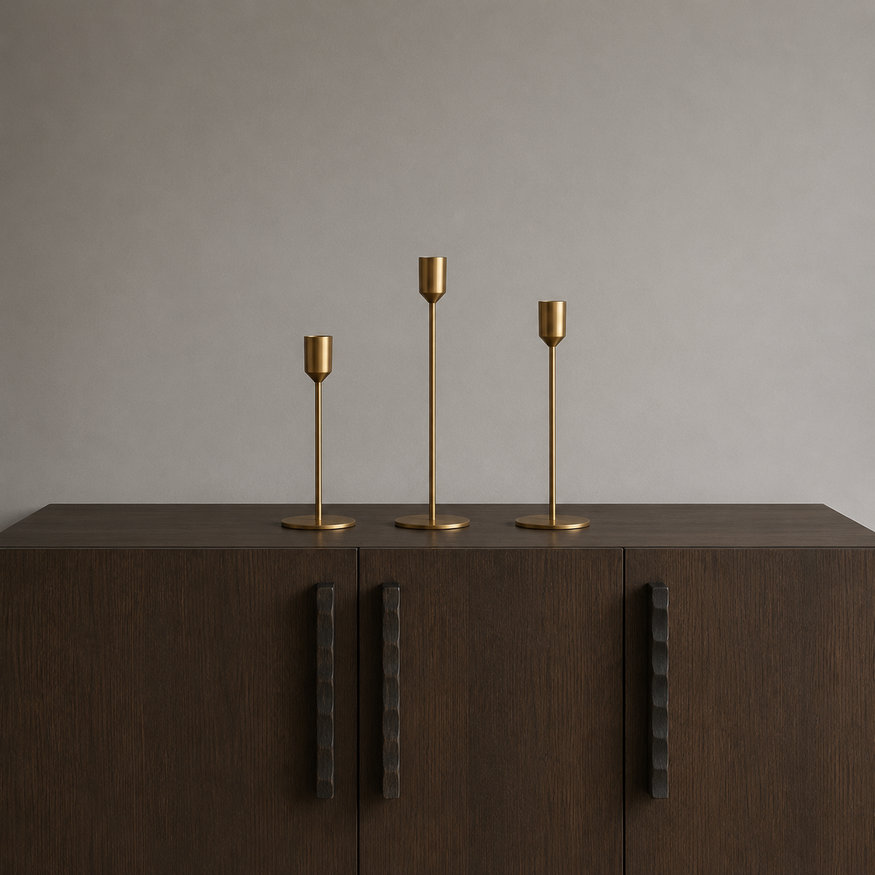 Taper Candle Holder - Trio - Gold.png