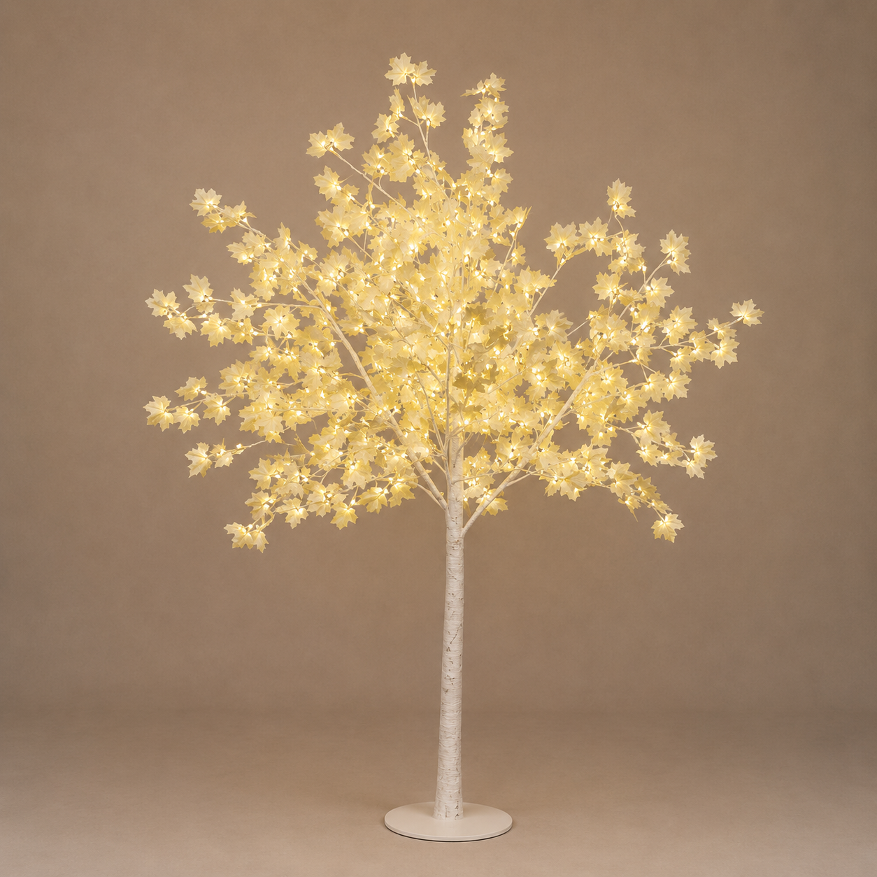 LED Maple Tree - White Leaves
