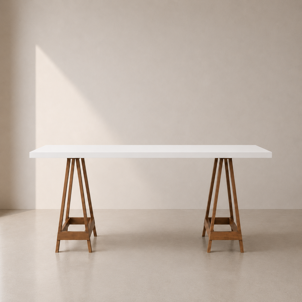 Oxford Counter Height Bench - White - 180cm L