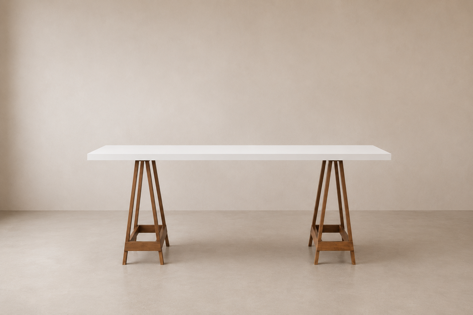 Oxford High Bar Bench - White - 180cm L