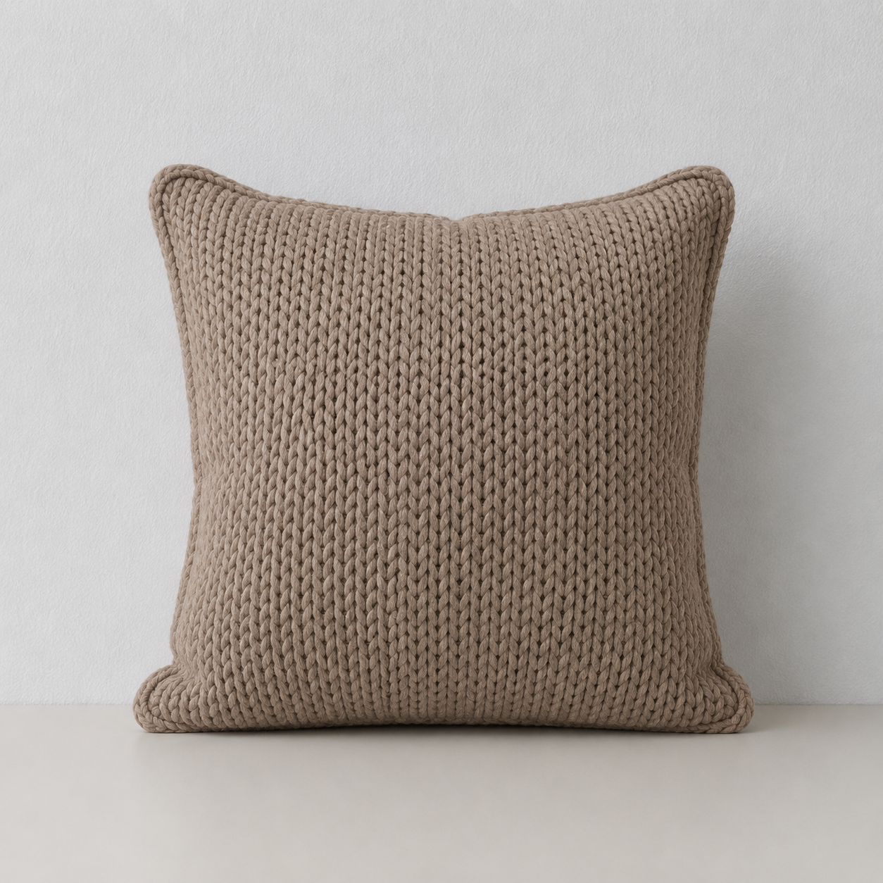Cushion - Bronze Knitted
