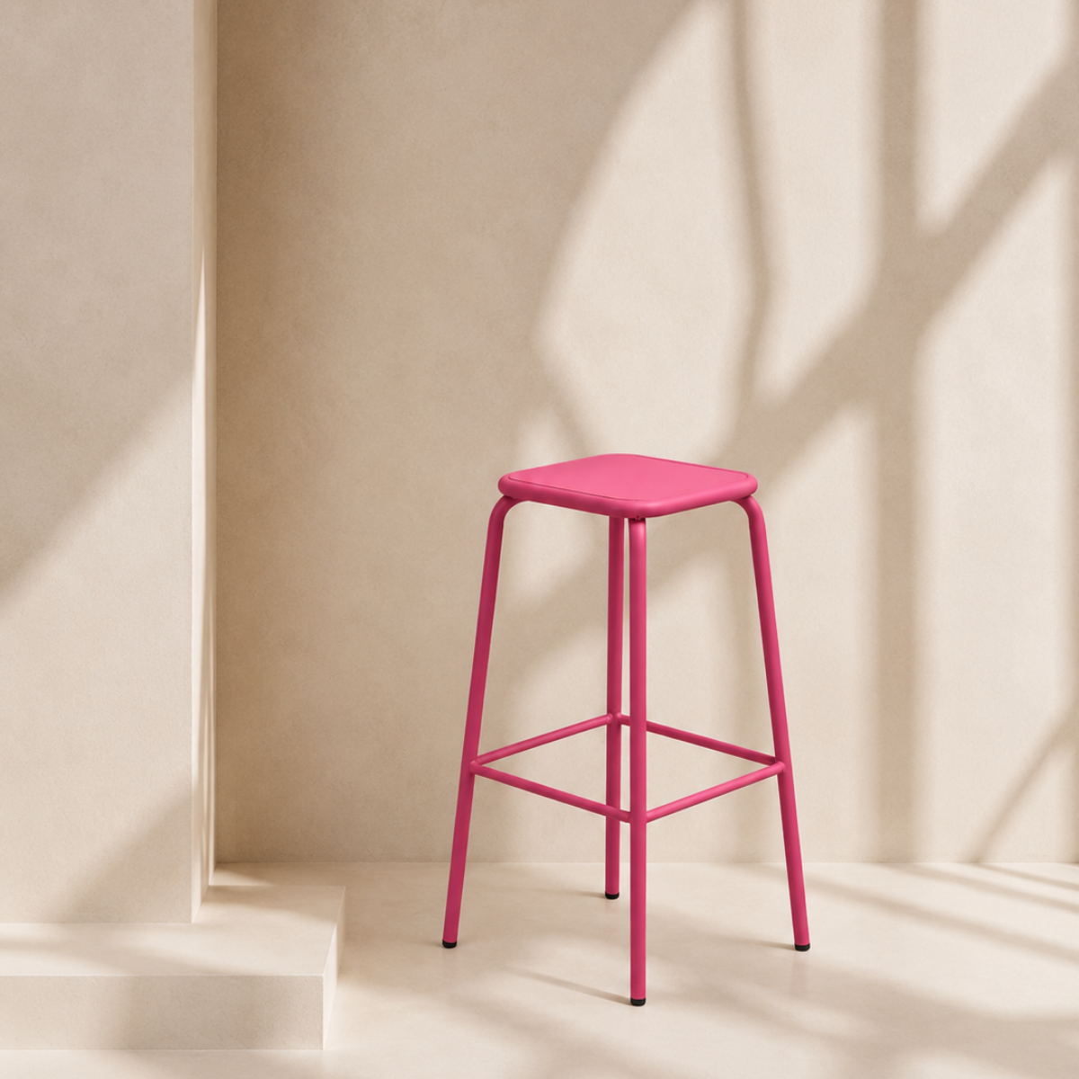 New Orleans Stool - Magenta