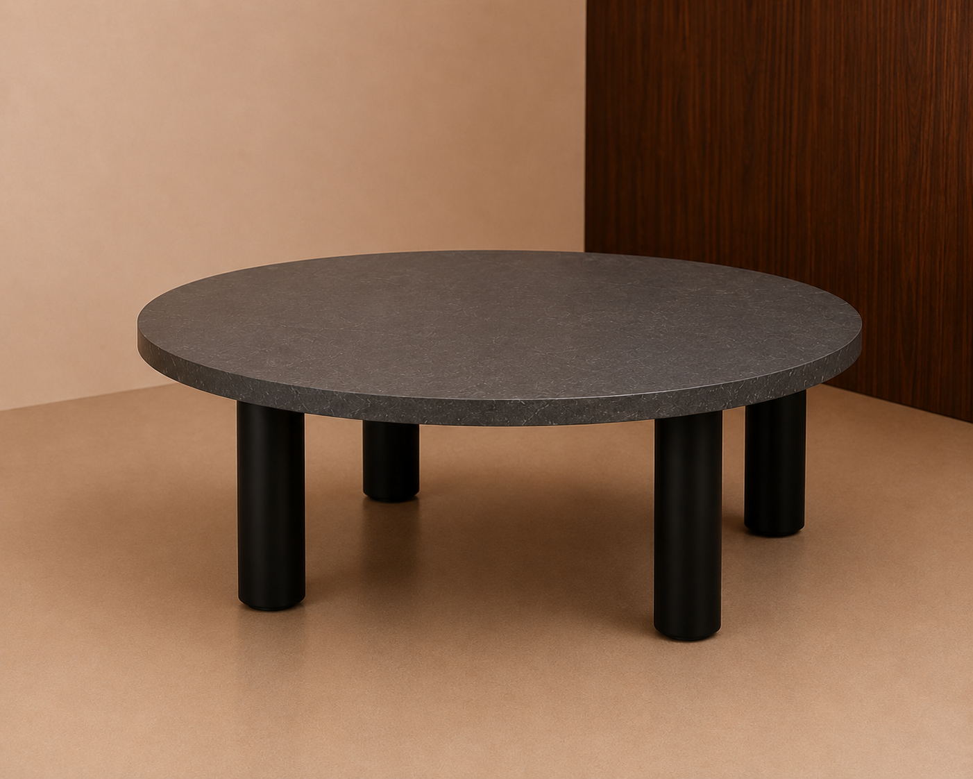 Charlie Coffee Table - Oval - Brushed Charcoal