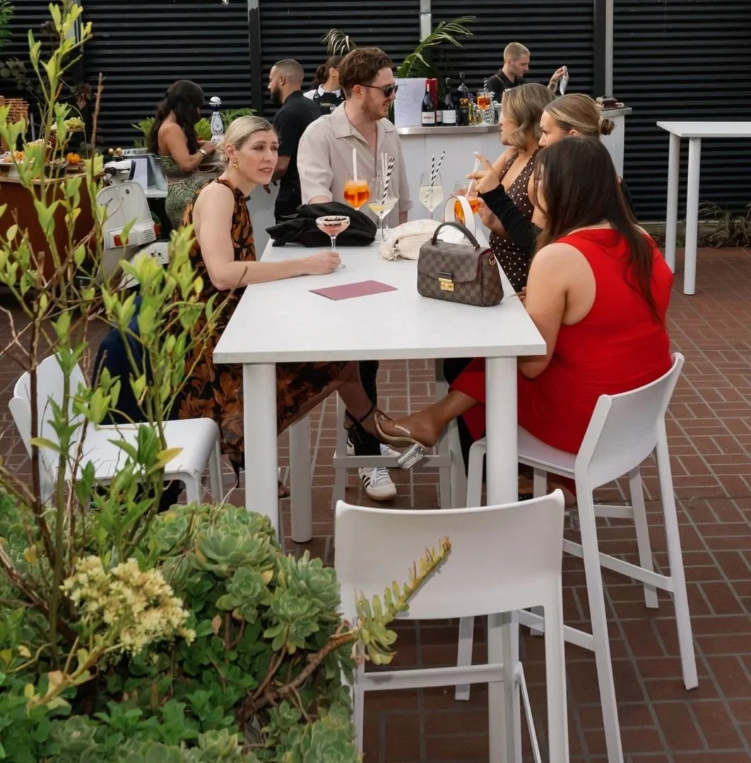 Charlie High Bar Table - Straight - Brushed White