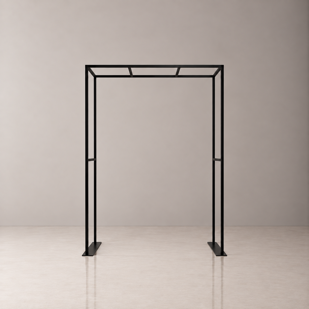 Arbour Canopy - Black - 150cm W