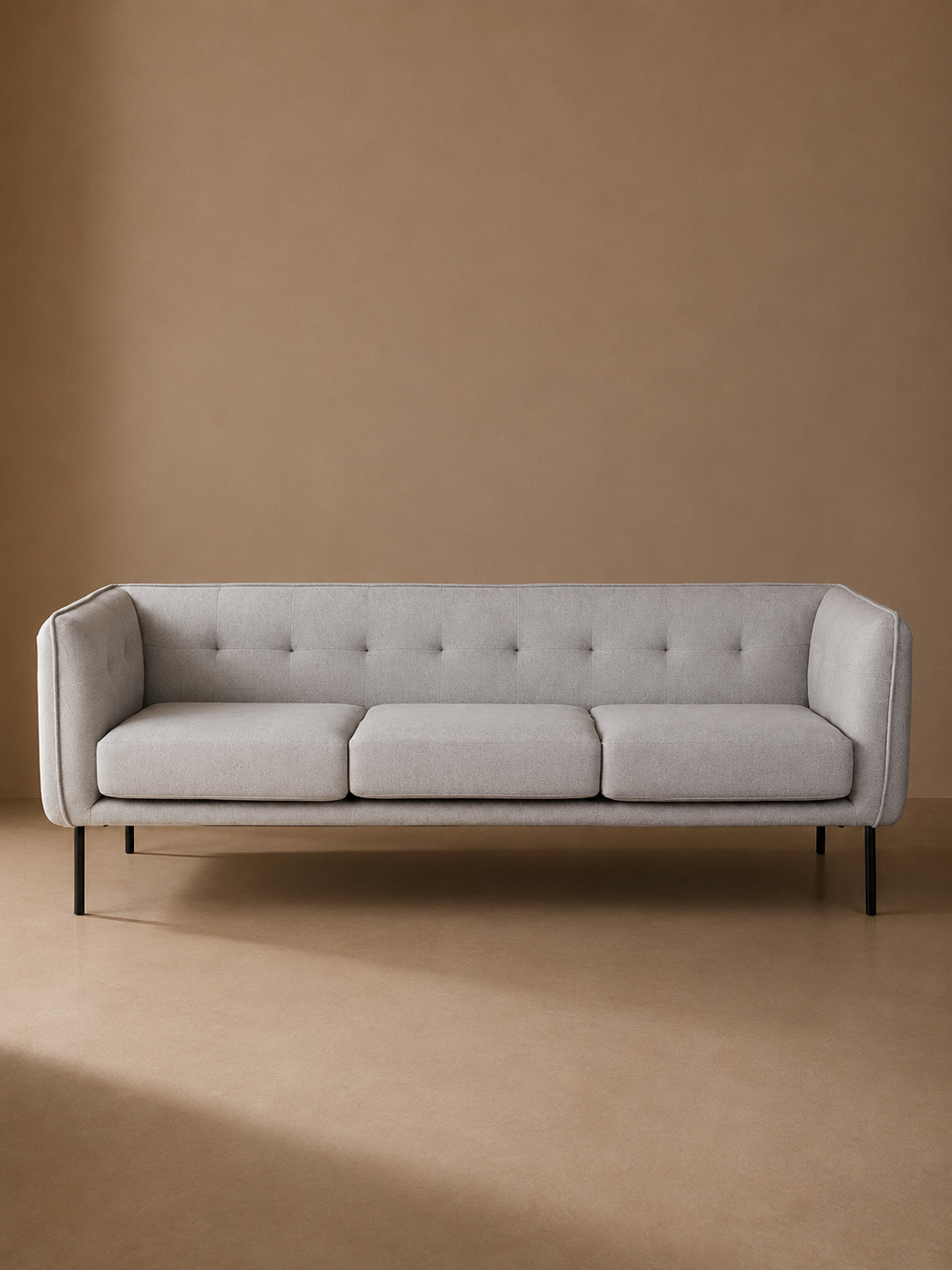 Manhattan 3 Seater Lounge - Cool Grey