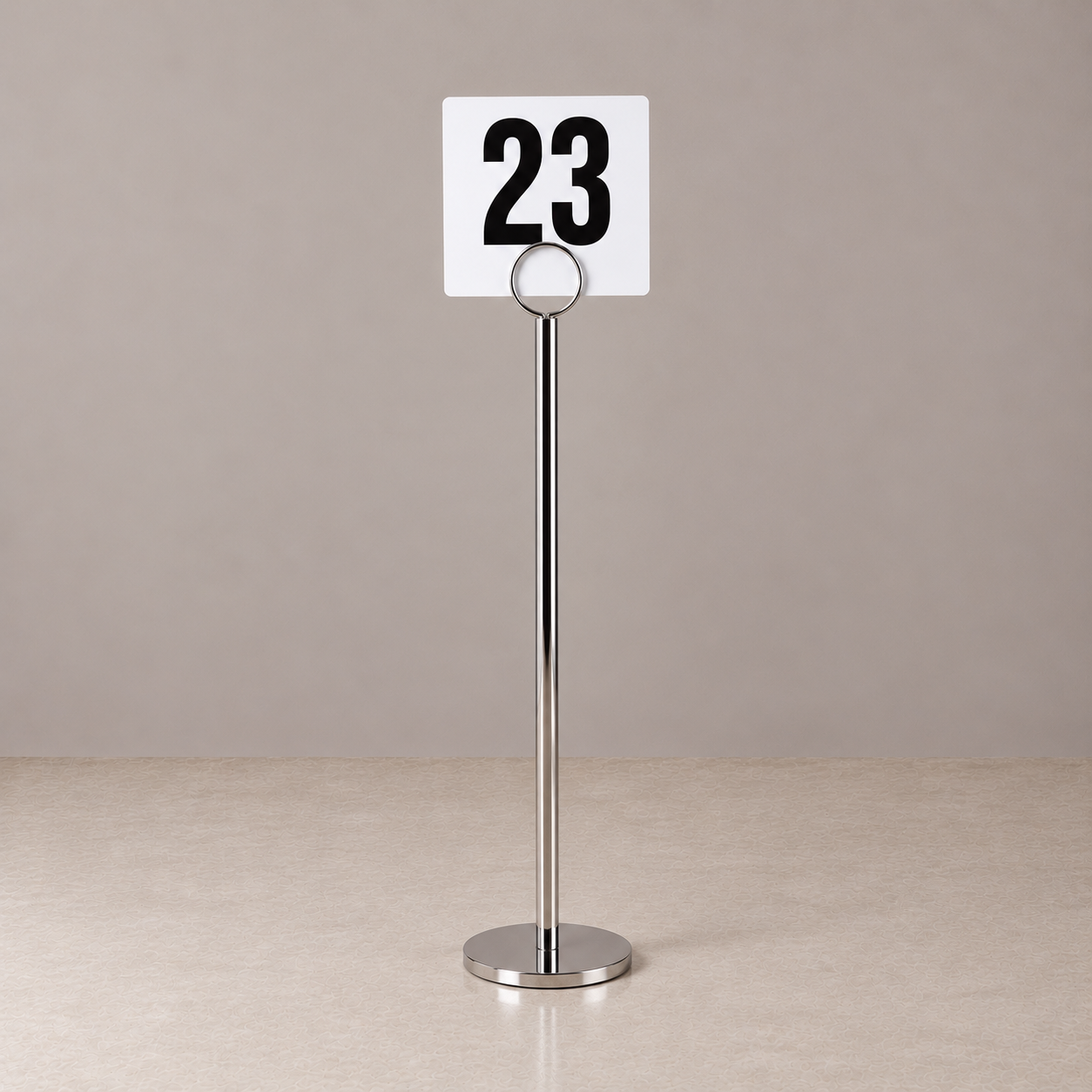 Table Number - Stainless Steel - 37CM - Number.png