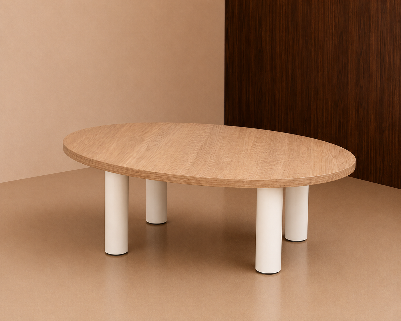 Charlie Coffee Table - Oval - Natural Timber
