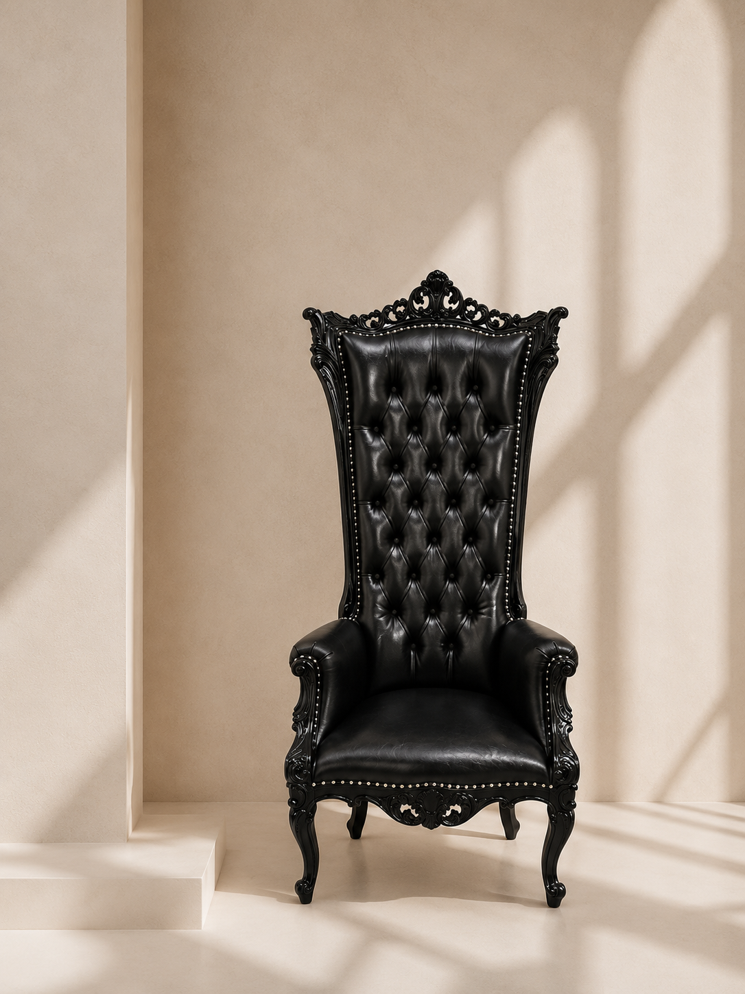 Florence Throne Chairs - Black