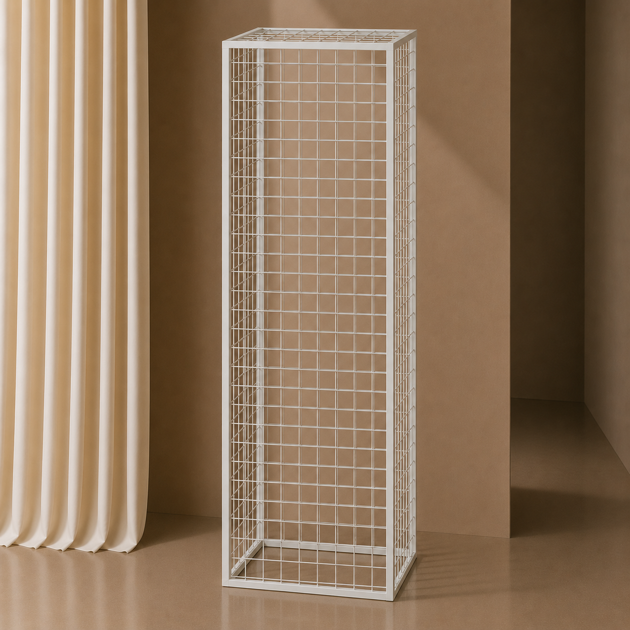 White Mesh Tower - 180cm