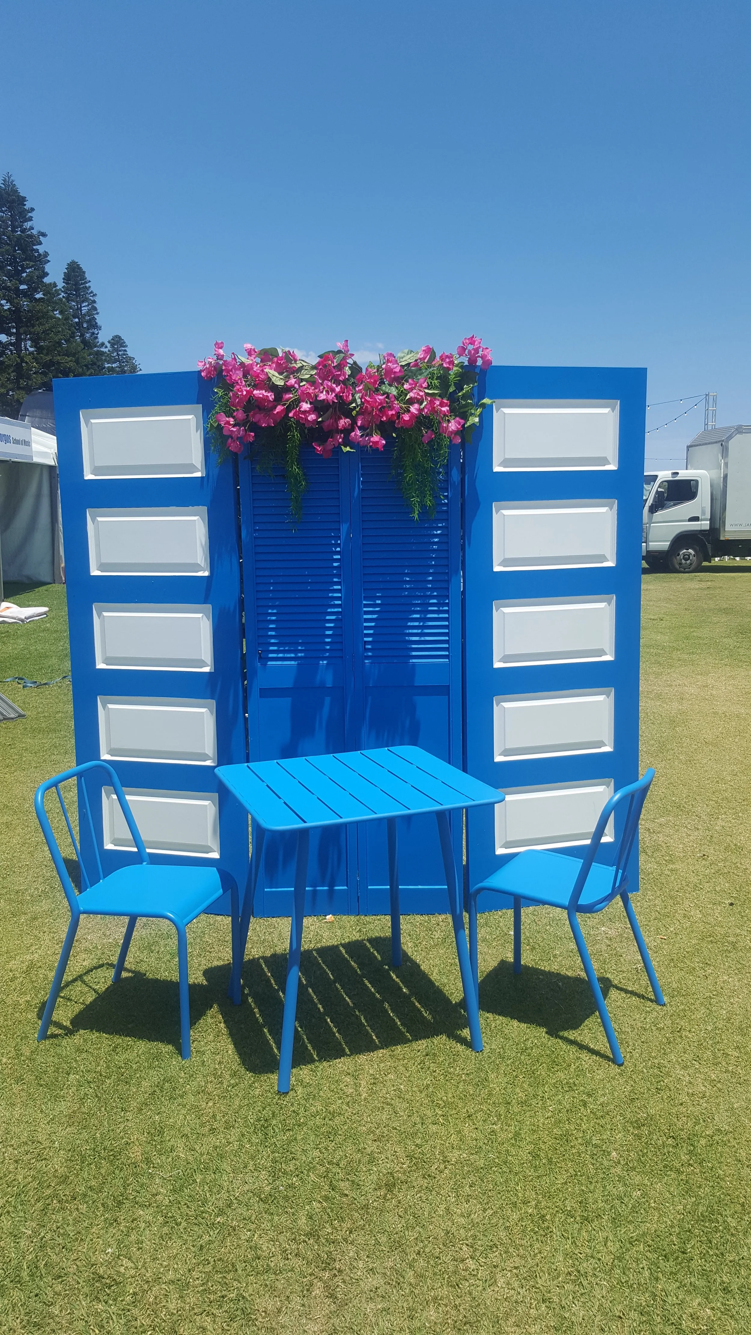 Door Backdrop - Mediterranean Blue, New Orleans Cafe Table & Chair.jpg