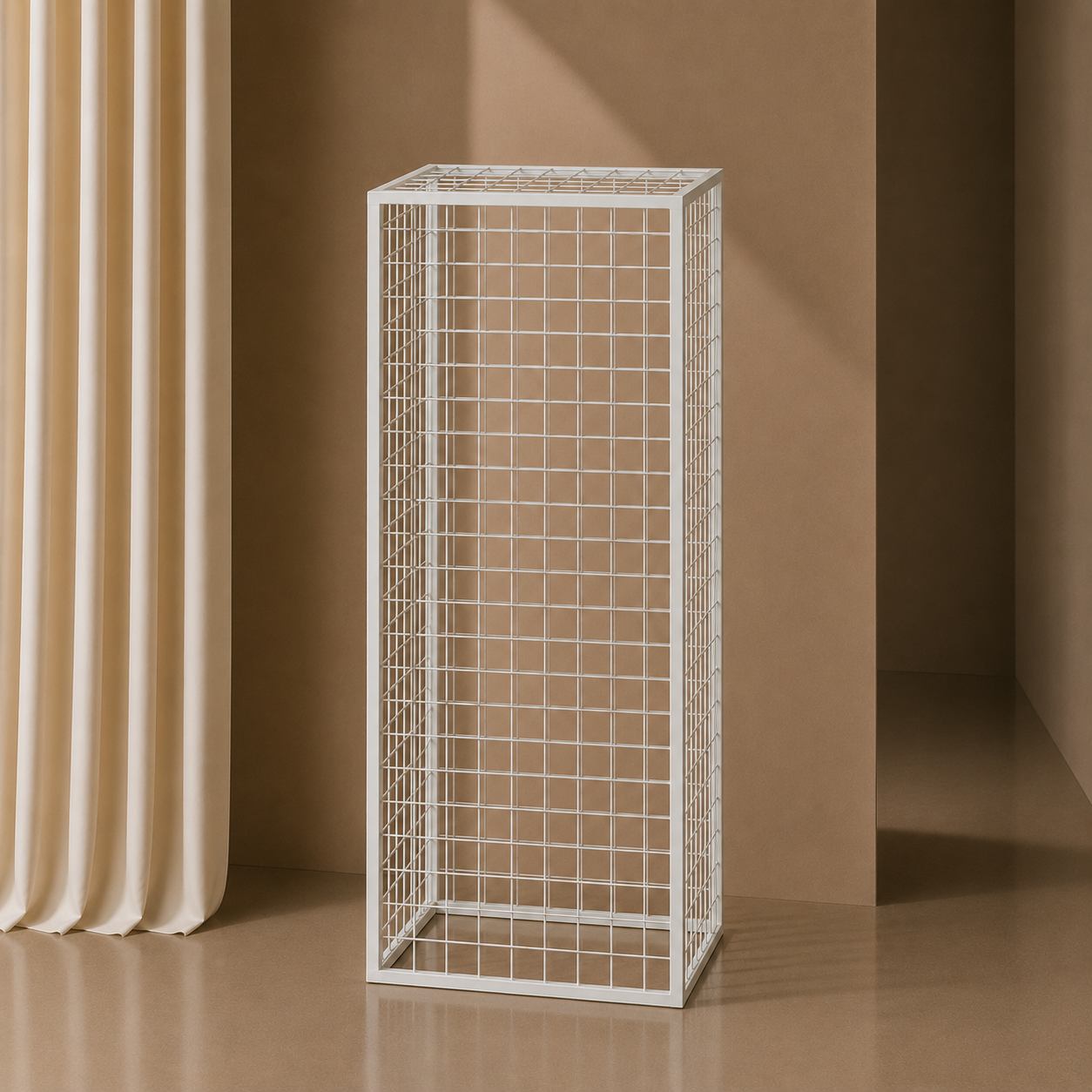 White Mesh Tower - 120cm