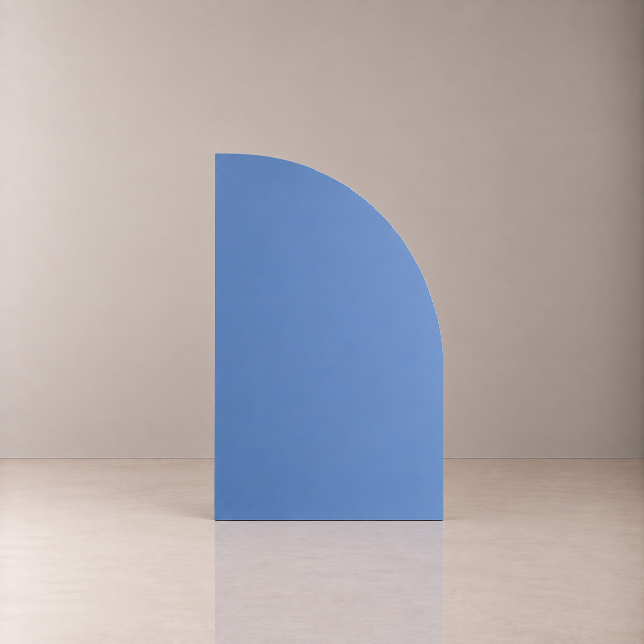 Half Arch Backdrop LH Peak - Blue - 180cm H