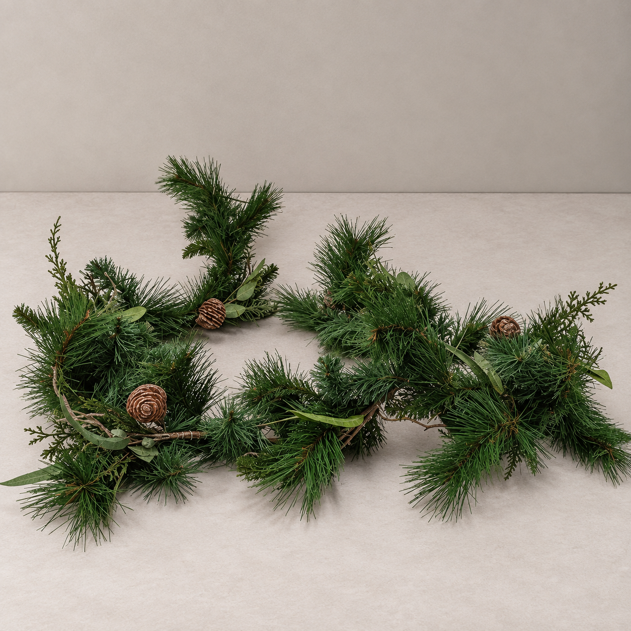 Christmas Garland - Mix Pine and Eucalyptus - 180cm Long