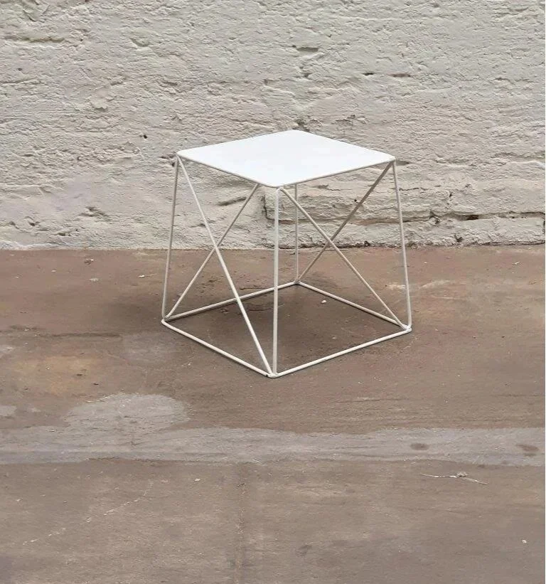 Madrid Side Table Square - White