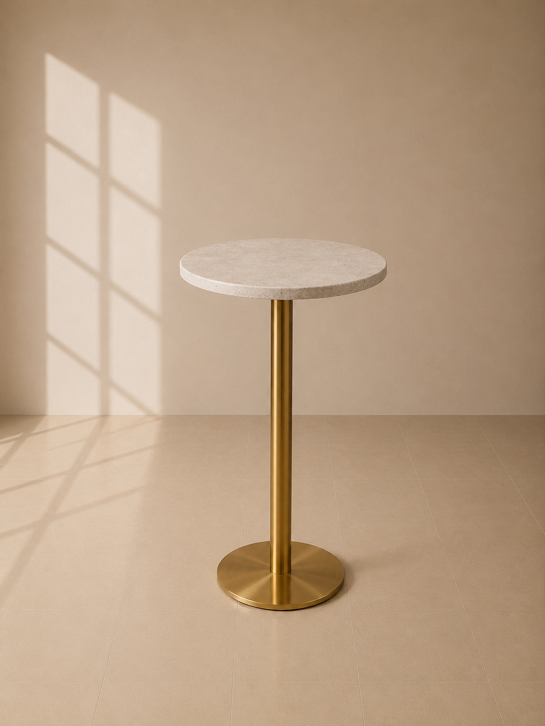Brooklyn High Bar Table - Concrete Look Top