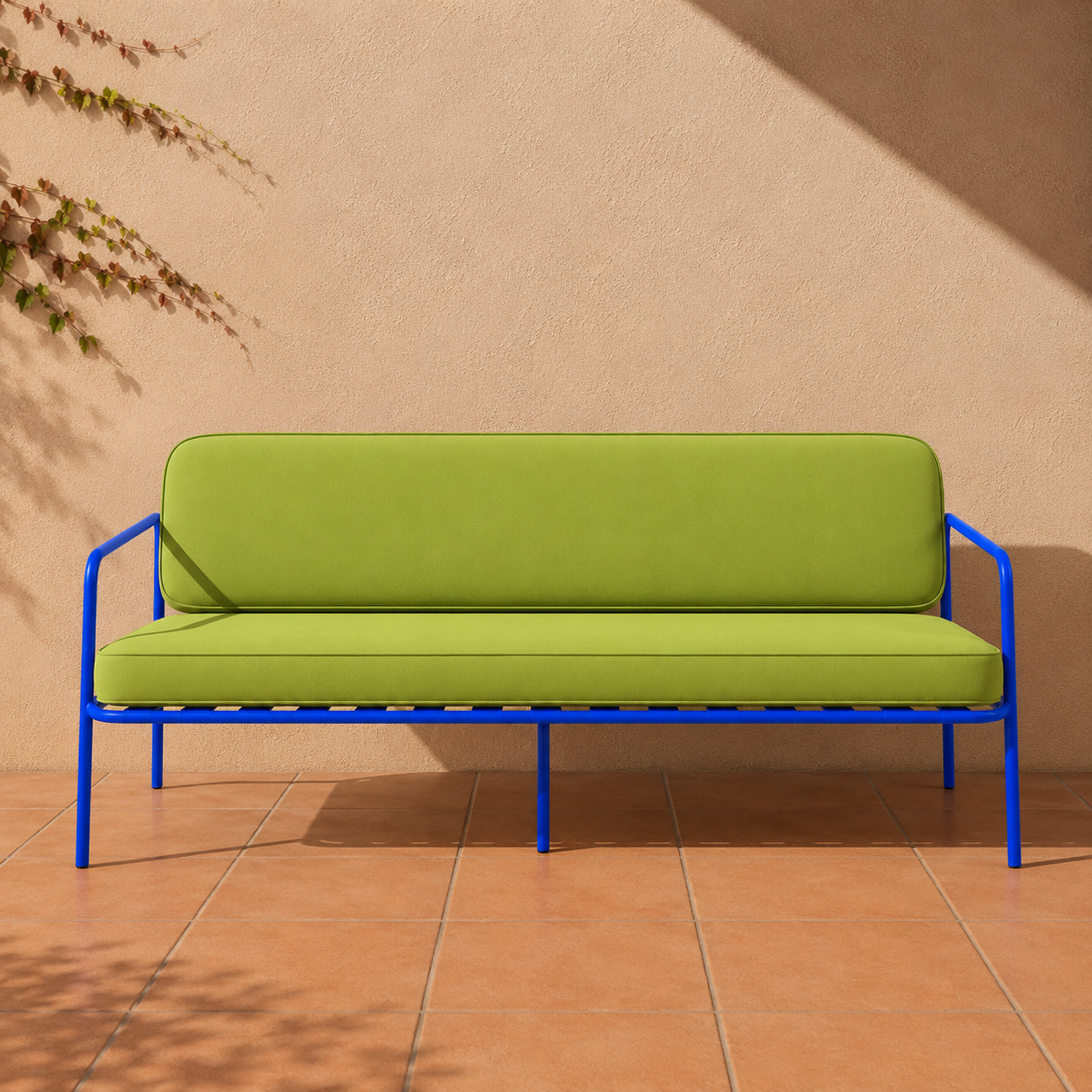 Bella - 2 Seater Sofa - Blue Frame - Meadow.png
